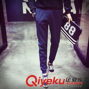 2015新款男裝褲子 2015秋季新款廠家批發 褲腳個性刺繡笑臉 全棉修身束腳男士休閑褲圖片|2015新款男裝褲子 2015秋季新款廠家批發 褲腳個性刺繡笑臉 全棉修身束腳男士休閑褲產品圖片由義烏市酷潤服飾廠公司生產提供-